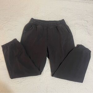 medium black/grey american eagle women’s sweatpants